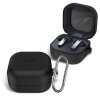 Etui do Galaxy Buds 4 / 4 Pro Silikonowe z Karabińczykiem Czarne Case